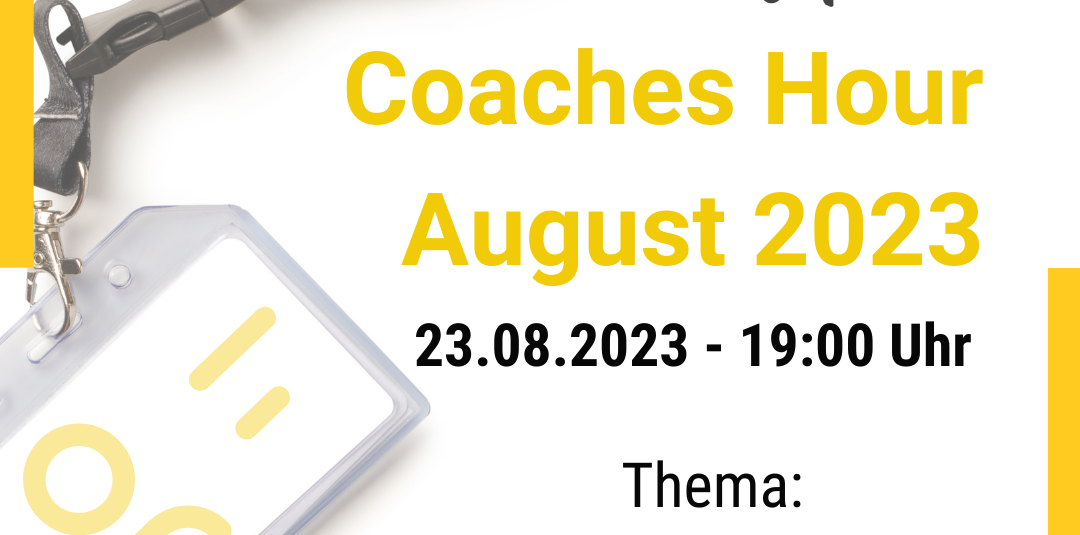 Coaches Hour August 2023