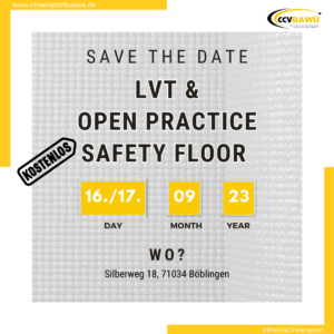SAVE THE DATE – LVT & Open Practice