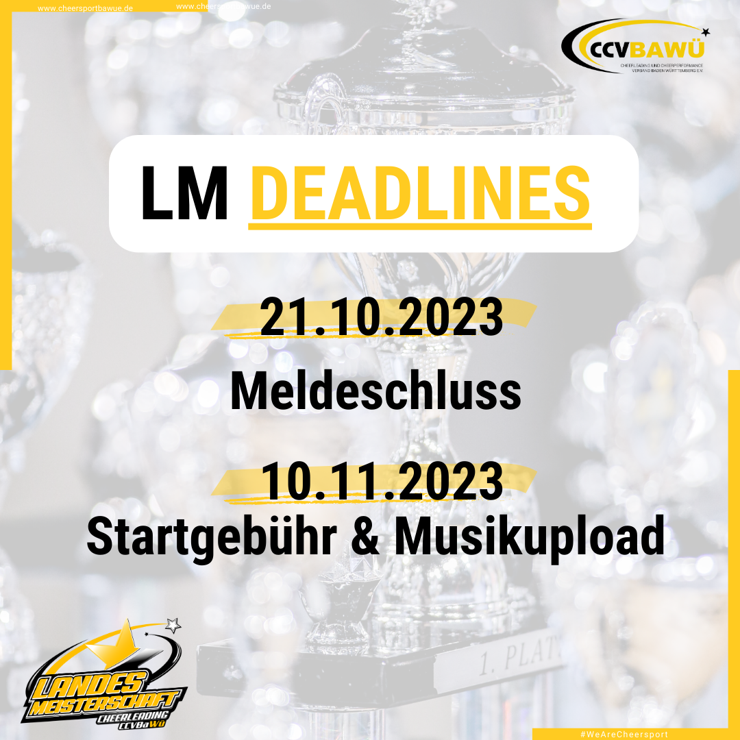 LM Deadlines 2023