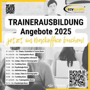 Trainer Module 2025 ab sofort buchbar