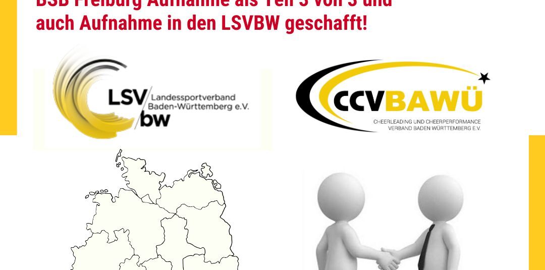 Historisch: Aufnahme CCVBaWü in den LSVBW erfolgt!