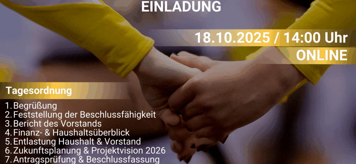 Einladung zum Jugendverbandstag 2025 des CCJBAWÜ Einladung zum Jugendverbandstag 2025 des CCJBAWÜ